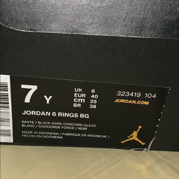Jordan 6 Rings BQ - Picture 2 of 4